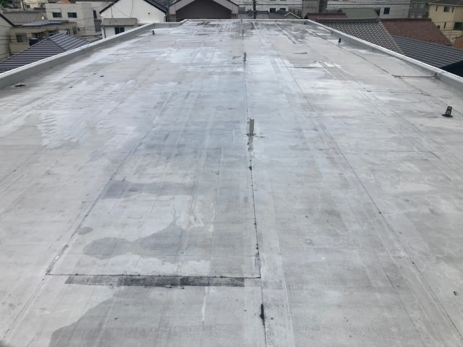 愛知県一宮市Sマンション|屋上防水工事(通気緩衝工法)