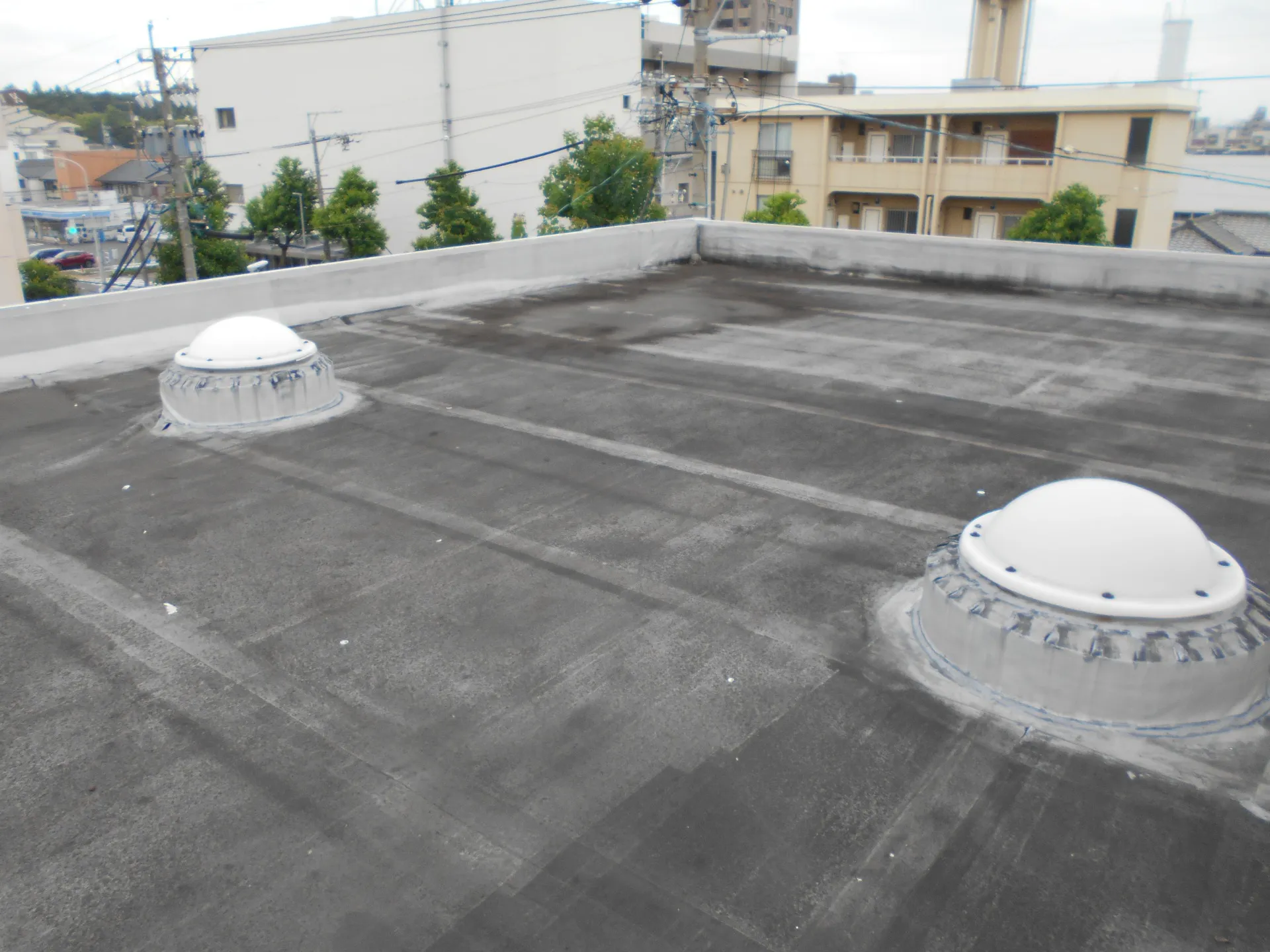 名古屋市南区Oビル|屋上防水工事(通気緩衝工法)